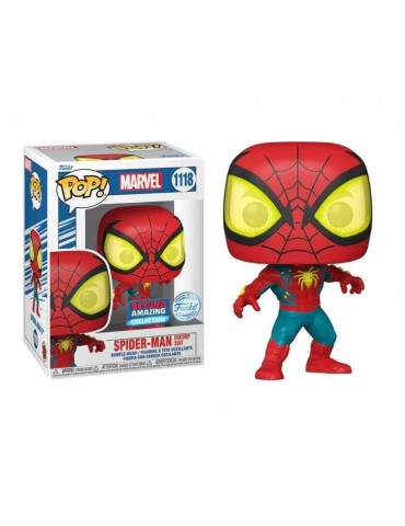 Funko Pop! Marvel Spider-Man Oscorp Suit (Exclusive) 1118 Bobble-Head