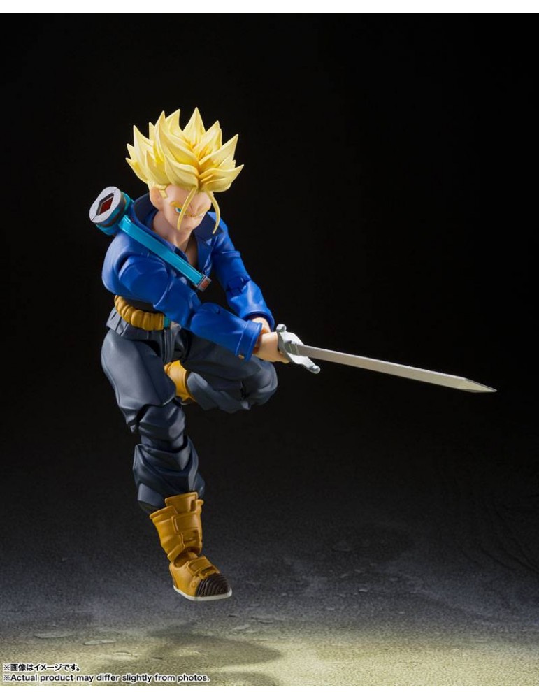 Figurine Super Saiyan Trunks 14cm Dragon Ball Z S.H Figuarts