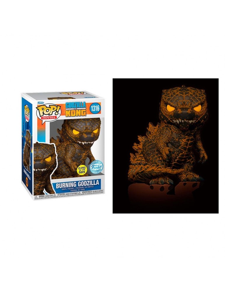 Funko POP! Filmes #1316 Godzilla vs Kong Filme Godzilla que brilha no  escuro : : Brinquedos e Jogos