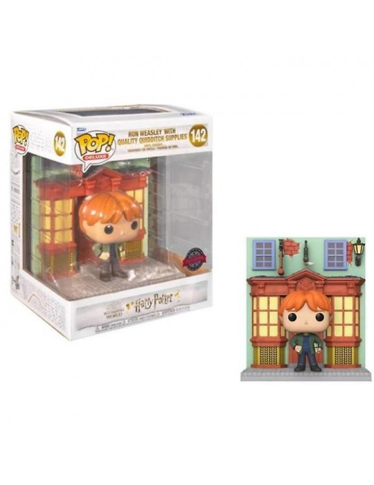 Funko Pop Harry Potter - Ron Weasley With Quality Quidditch Supplies 142  (deluxe)